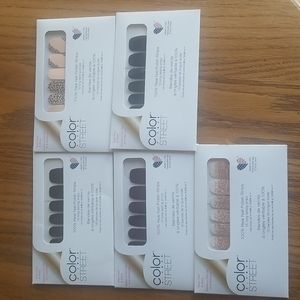5 colorstreet sets. New